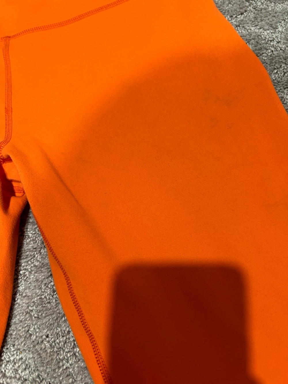 Fabletics Women’s High-Waist Active Leggings & One-Shoulder Sports Bra - Orange - Picture 3 of 11
